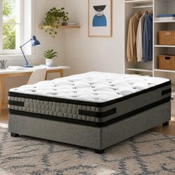 Compact King Single Bed Frame with Storage Access