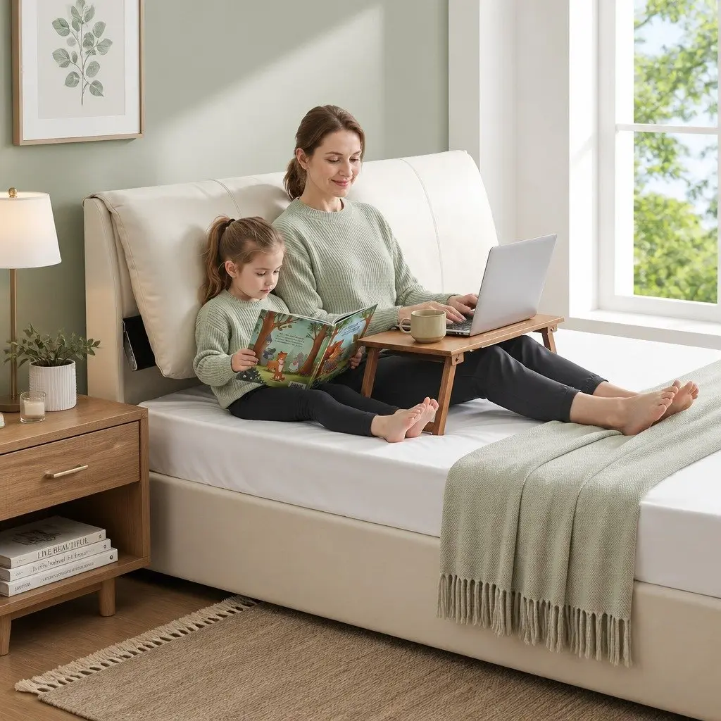 Queen Bed Frame with Storage