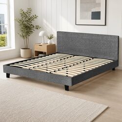 Concise King Size Bed Frame with Comfort and Style