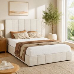 Compact and Confident Double Bed Frame with Storage