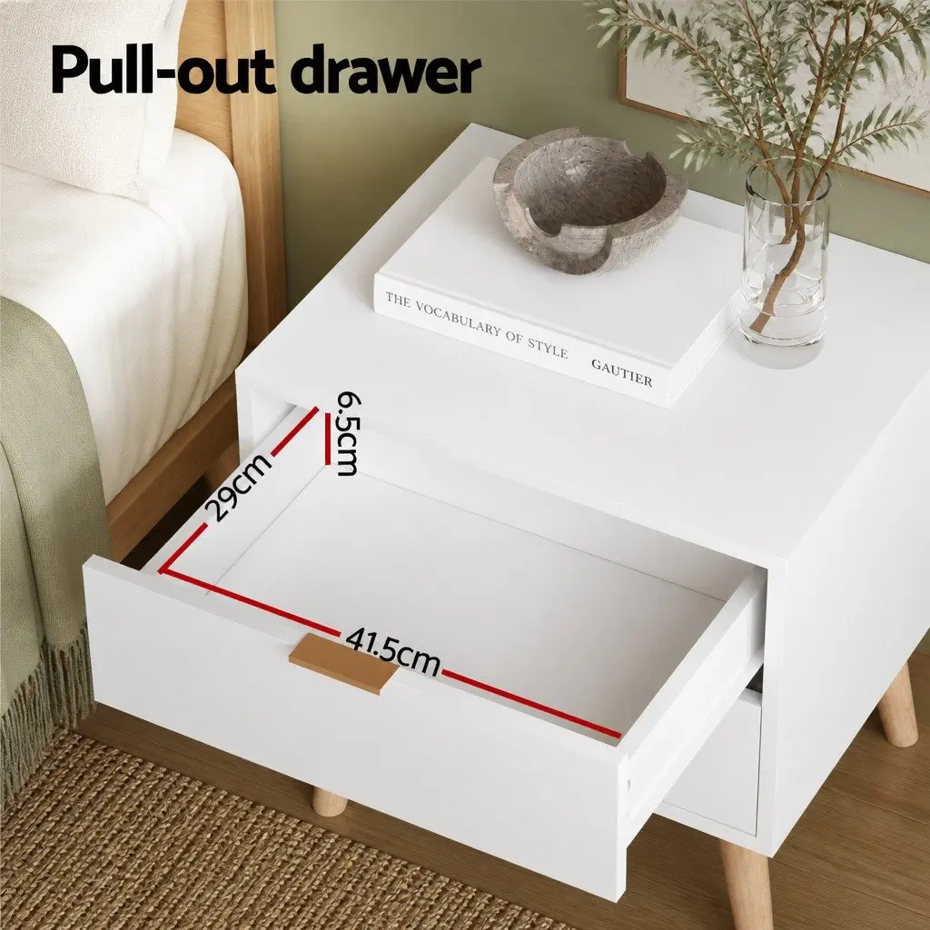 Queen Bed Frame Beige Gas Lift Storage Boucle Upholstered with Bedside Table