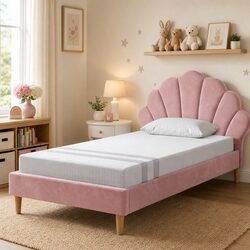 Compact King Single Bed Frame with Memory Foam Mattress