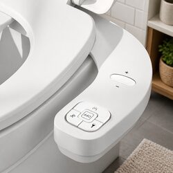Compact Ultra-Slim Bidet Attachment for Toilets