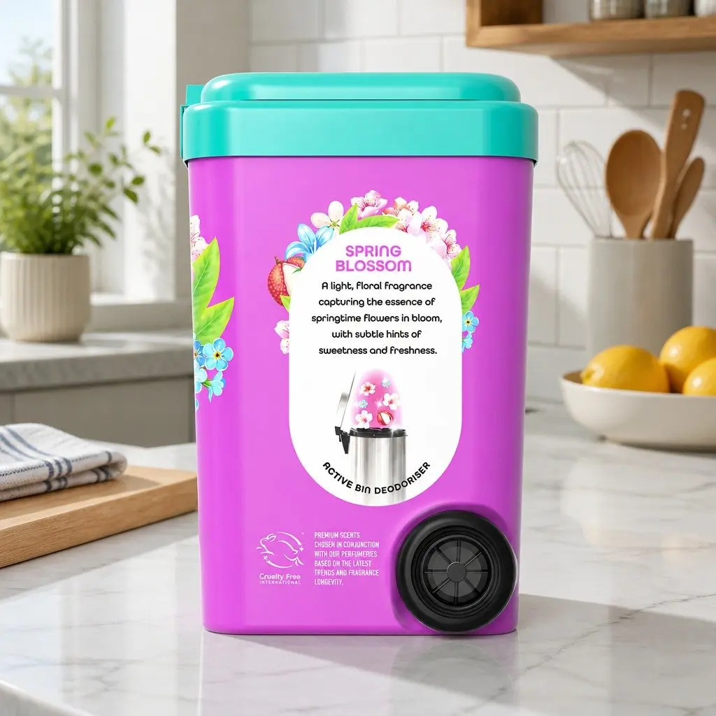 Odour Control Powder Fresh Spring Blossom 450g Neutraliser for Home Office