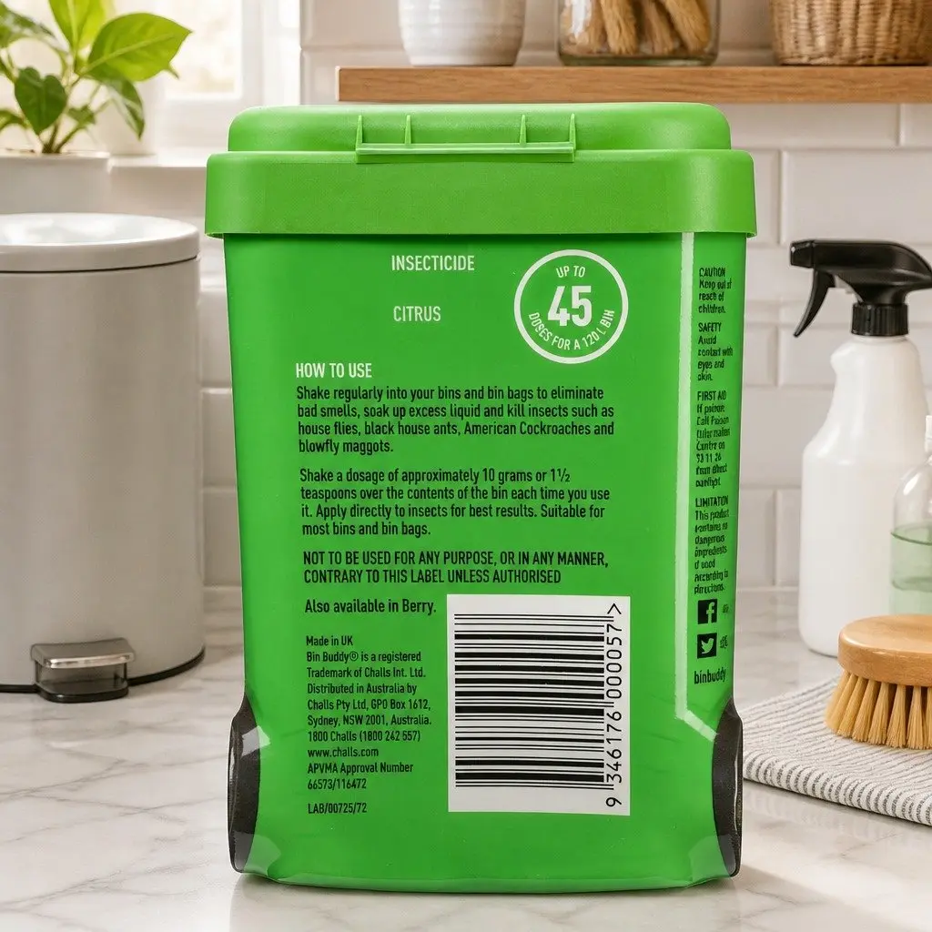 Citrus Odour Neutraliser Powder 450g Freshener Household Kitchen 2 Piece