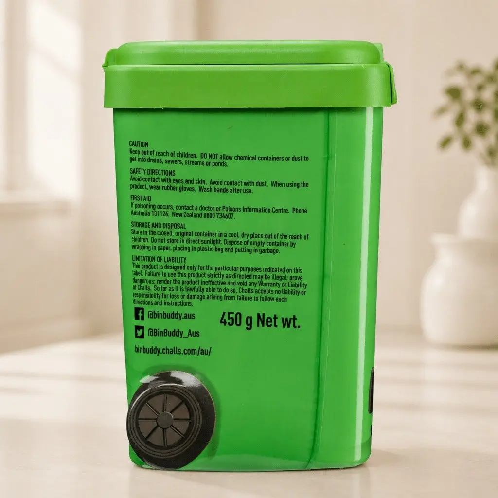 Citrus Powder 450g Fresh Scent Odour Control for Kitchen and Household Bins