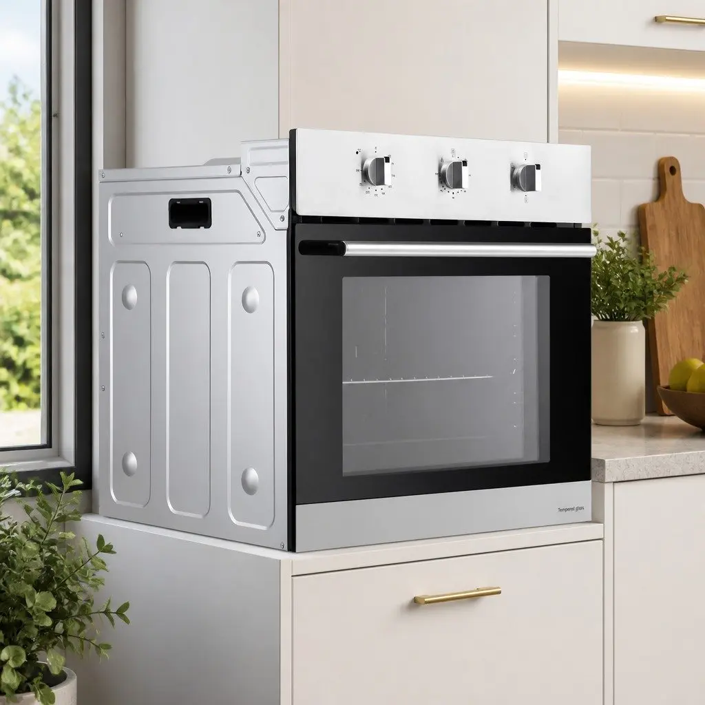 60cm Electric Built-in Wall Oven 70L Silver Stainless Steel Kitchen Appliance