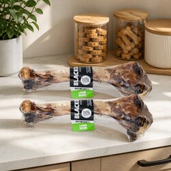 Lamb Bones Dog Chew Treats Natural Air Dried Long Lasting High Protein Low Fat