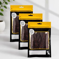 Duck Jerky Dog Treats Soft Chew 120g x3 Pack High Protein Natural Pet Snacks