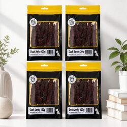 Friendly Duck Jerky Treats for Your Dog 120g x4