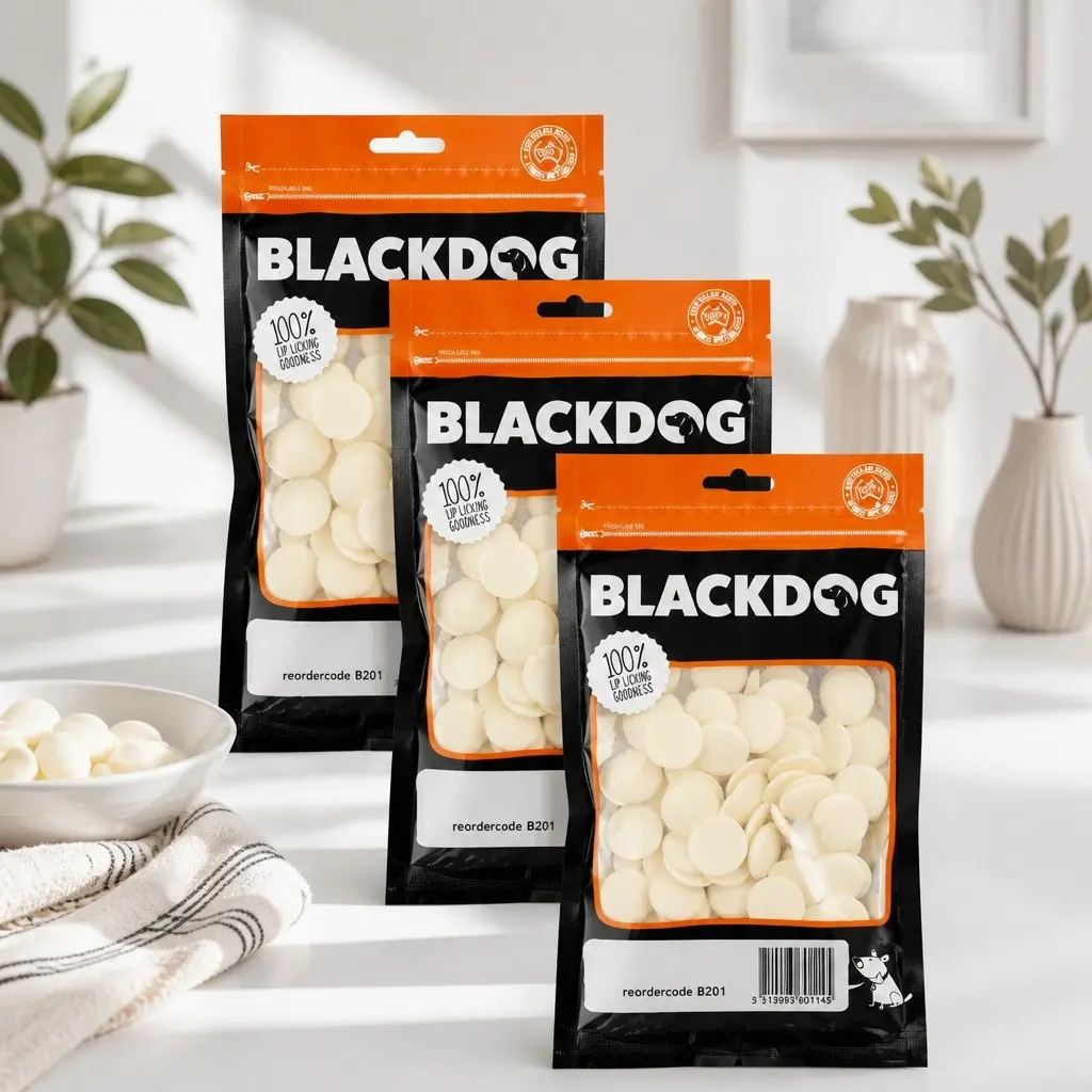 Yoghurt Drops Dog Treats Creamy 250g Oven Baked Bulk Pack 3 Piece