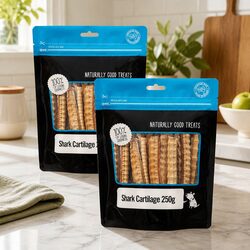 Shark Cartilage Dog Treats 250g x 2 - Natural Joint Support