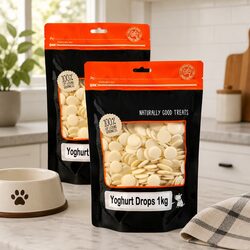 Yoghurt Drops for Dogs - 1kg x 2 Pack Treats
