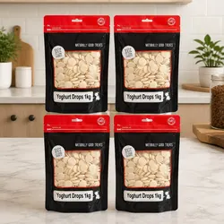Yoghurt Drops for Dogs 1kg x4: Healthy Training Treats
