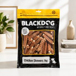 Concise 1kg Chicken Skewers Dog Treats, High Protein