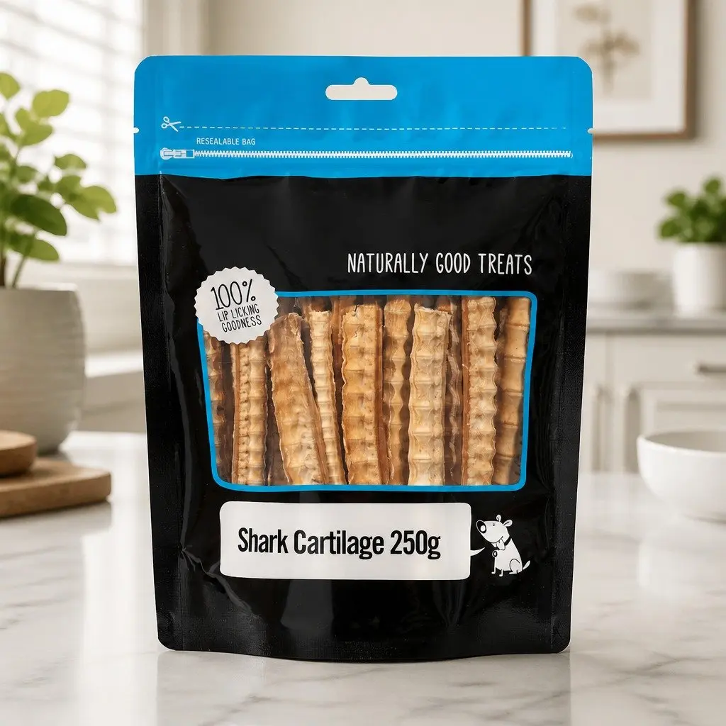 Dog Treat Shark Cartilage 250g Natural Joint Support Chewing Reward