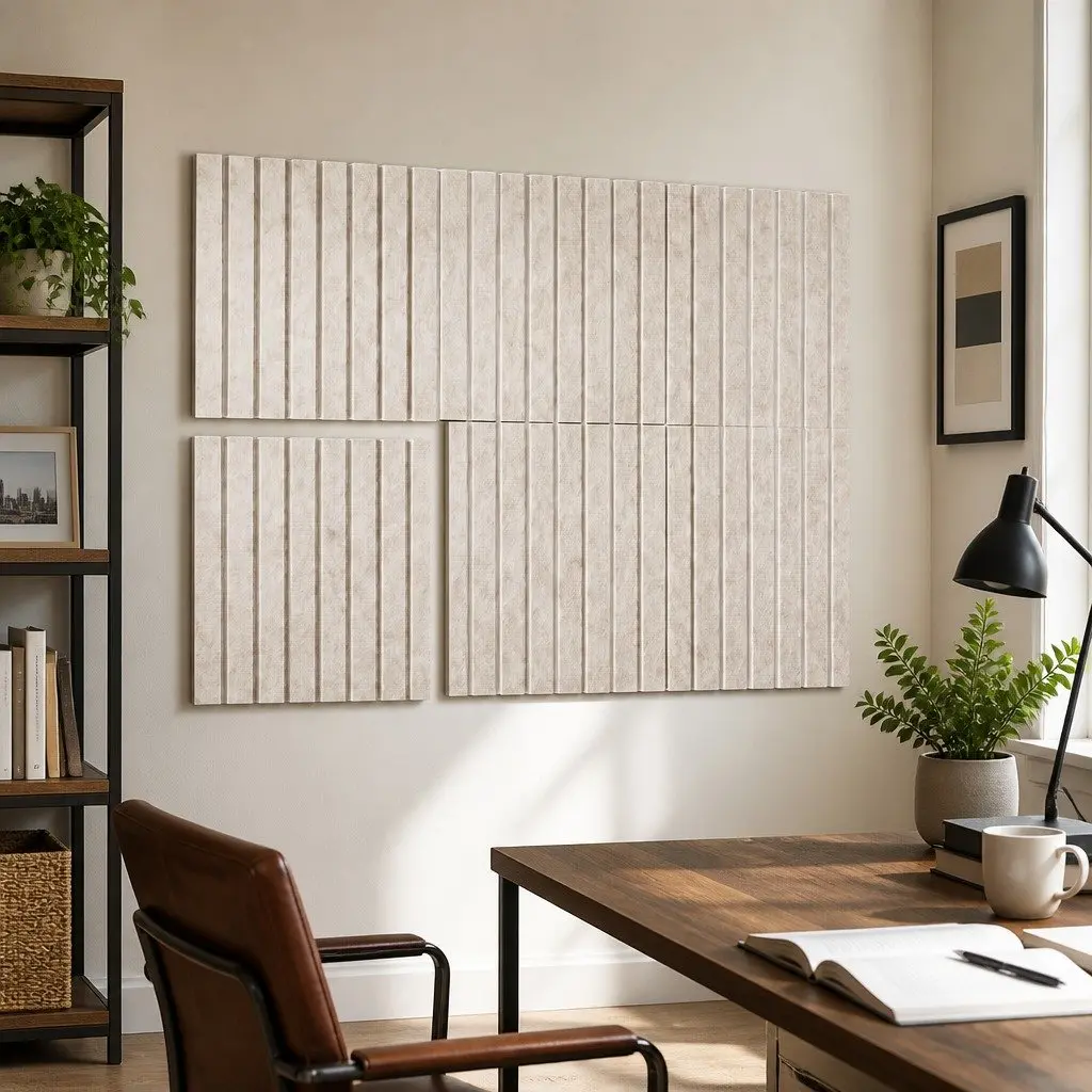 Felt Bulletin Board Tiles 12Pcs 30cm Modular Notice Board Wall Acoustic Sound
