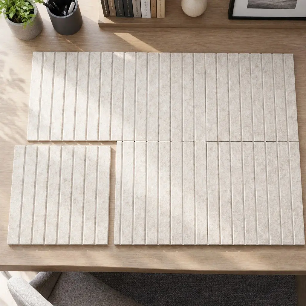 6-Piece Felt Bulletin Board Tiles for Effective Use