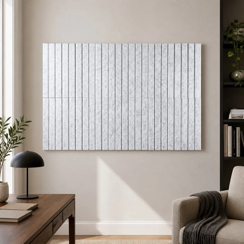Cork Board Tiles Grey 30cm 6 Piece Set Acoustic Felt Panel DIY Wall Display
