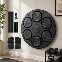 Compact Wall-Mounted Boxing Machine with Music