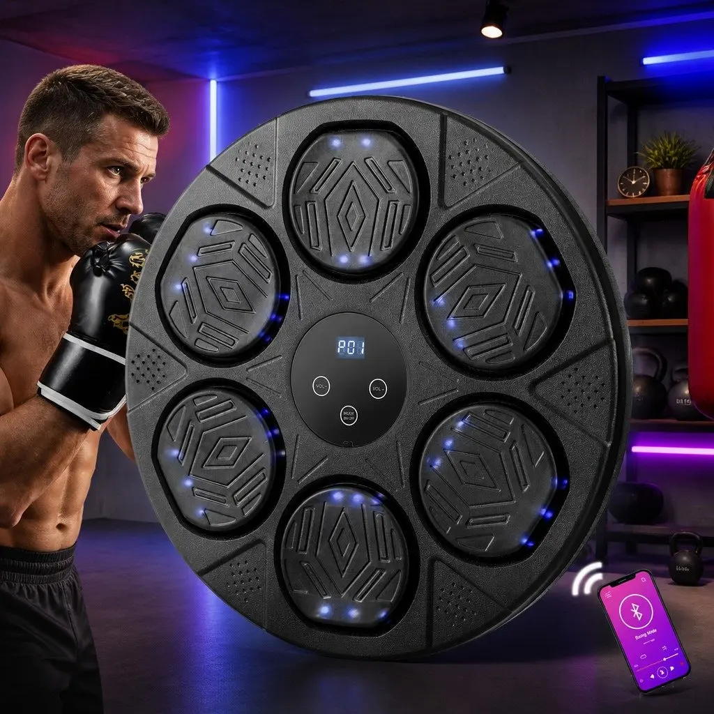 Wall-Mounted Boxing Machine with Music