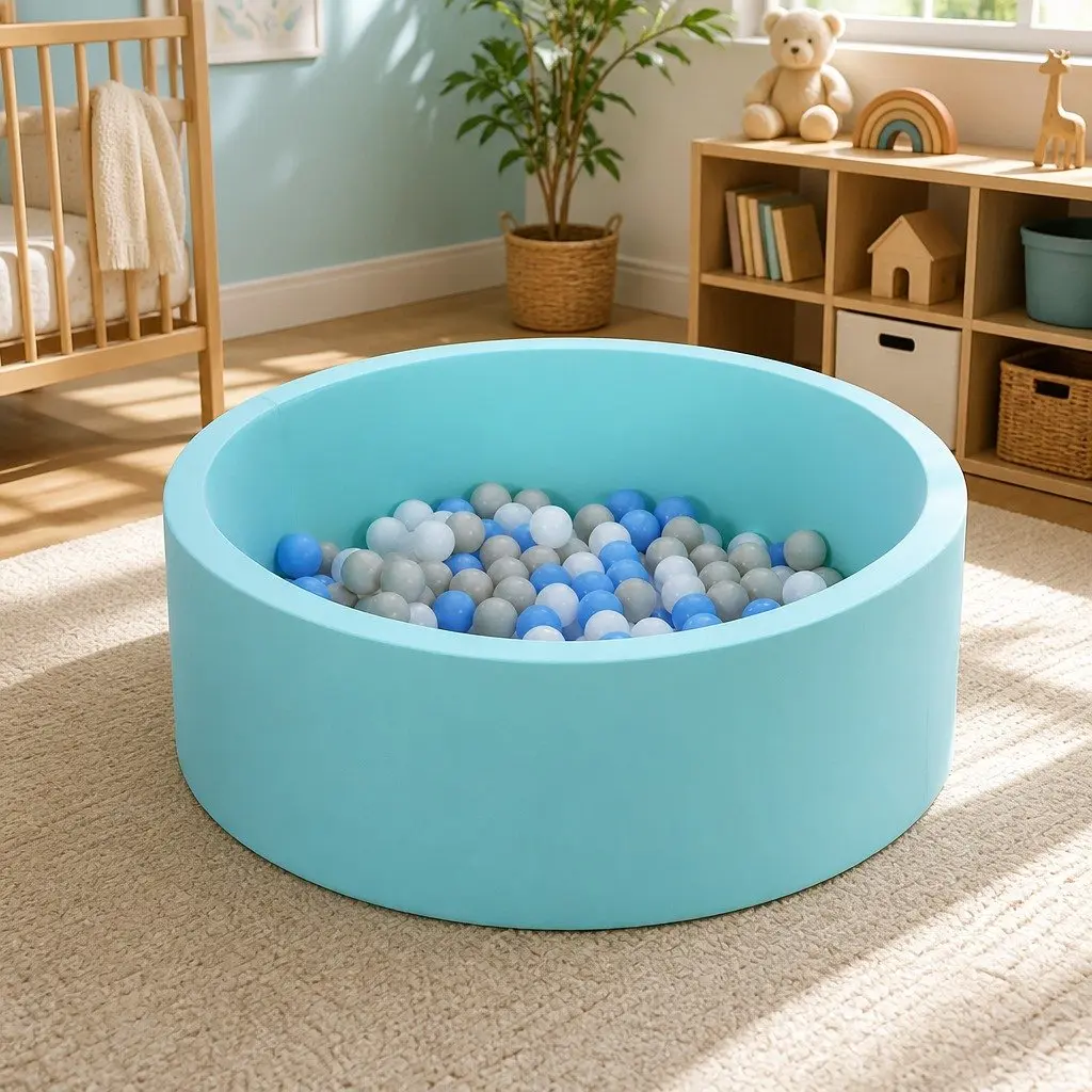 Kids Foam Ball Pit 90cm for Safe Play