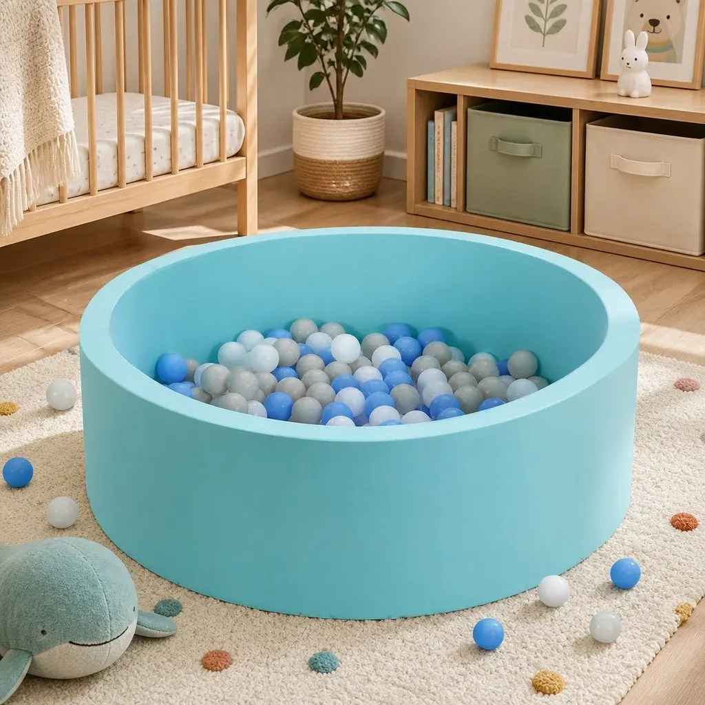 Kids Foam Ball Pit 90cm for Safe Play