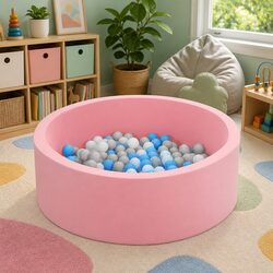 Compact 90cm Foam Ball Pit - Ideal for Kids