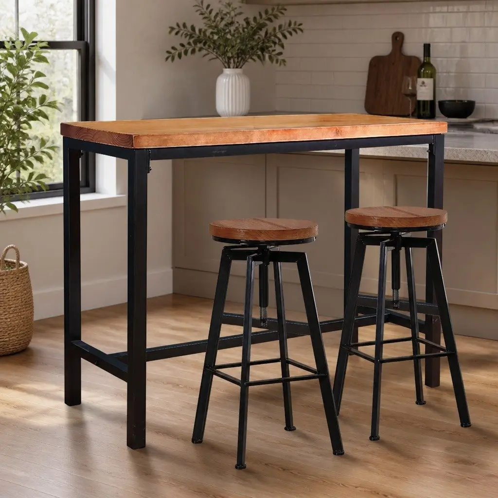 Bar Table and Stools Set
