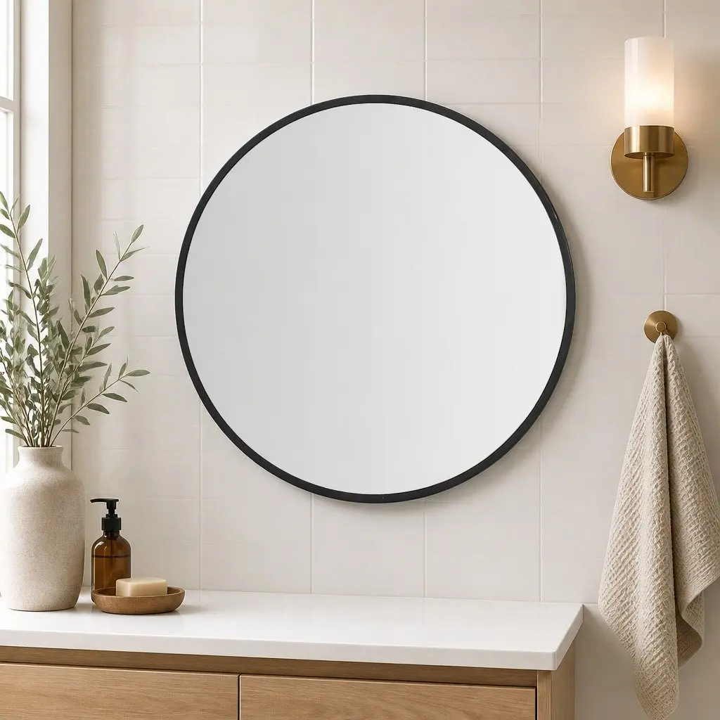 Round Wall Mirror for Home Decor