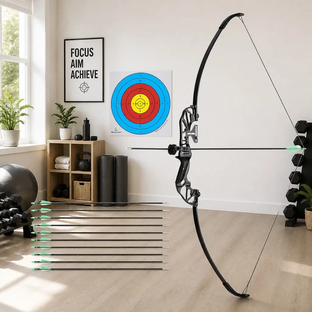 55lbs Recurve Bow Arrow Set for Easy Use