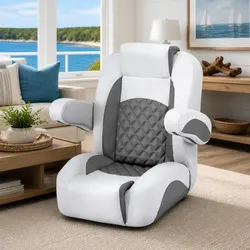 Confidently Crafted Boat Reclining Captain Seat