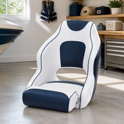 Compact and Comfortable Boat Seat with Swivel Base