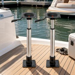 Boat Seat Pedestal 2 Pack - Adjustable Gas Lift Design