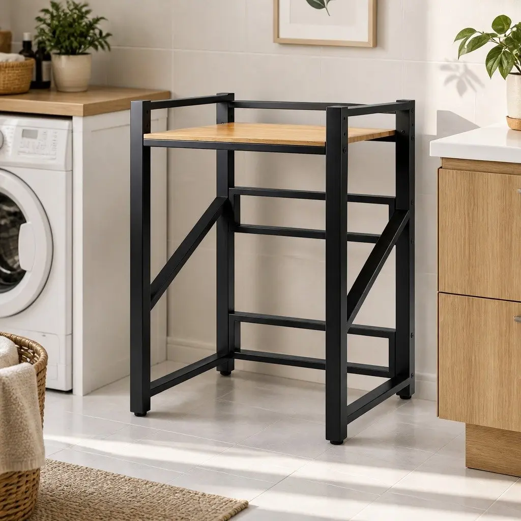 Over Washing Machine Rack for Easy Access