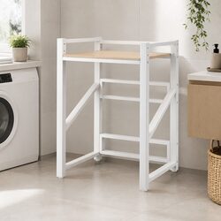 Friendly Over Washing Machine Rack - 75cm Black Design