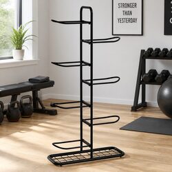 Efficient 7-Tier Ball Storage Rack for Your Sports Gear