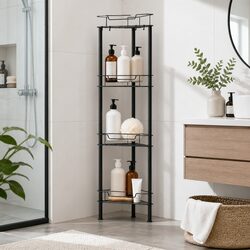 Efficient 4 Tier Corner Shower Caddy for Your Bathroom