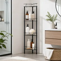 Efficient 4 Tier Corner Shower Caddy for Your Bathroom