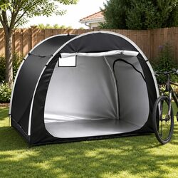 Bike Storage Tent Outdoor Waterproof UV Resistant Shelter Ventilation Window