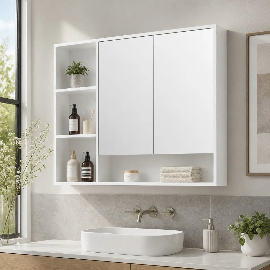 Wall-Mounted Bathroom Mirror Cabinet