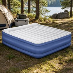 Efficient King Size Inflatable Mattress with Quick Pump