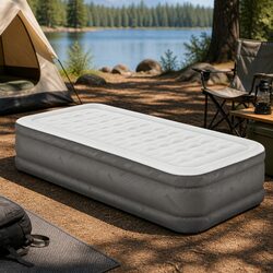 Single Air Mattress Inflatable Bed 191cm x 97cm Camping Indoor Outdoor Sleep