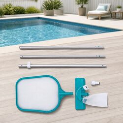 Compact Pool Vacuum Cleaner Kit with Extendable Pole