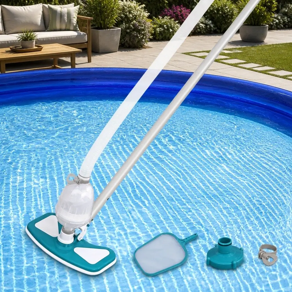 Automatic Pool Cleaner Skimmer Vacuum System Above Ground Pools Durable Lightweight Easy Setup