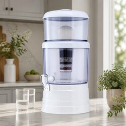 Benchtop Water Filter 16L Gravity Multi-Stage Filtration System Home Camping