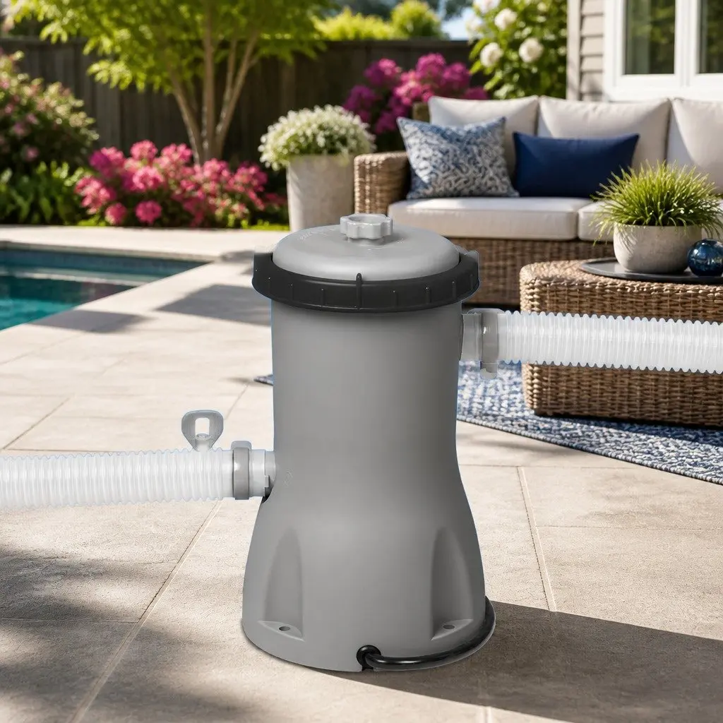 Pool Filter Pump Grey 530GPH Above Ground System