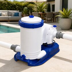 Concise Pool Filter Pump 2500GPH Efficiency