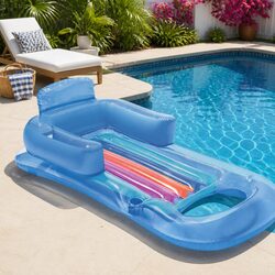 Compact and Reliable Inflatable Pool Lounge Float Bed