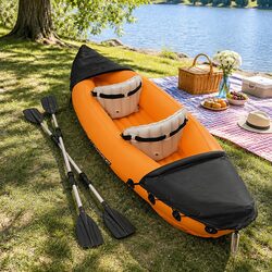 Compact Inflatable Kayak for Two with Easy Setup